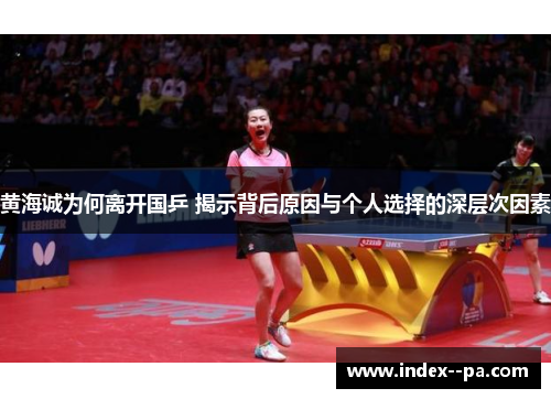 黄海诚为何离开国乒 揭示背后原因与个人选择的深层次因素